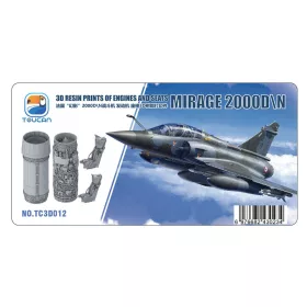   Toucan - Mirage 2000 D/N 3D RESIN PRINTS OF ENGINES AND SEATS