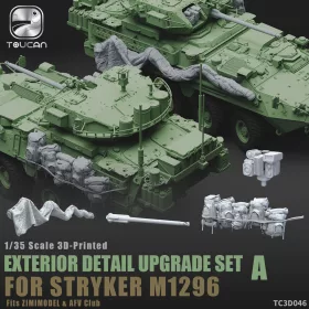   Toucan - 3D-Printed EXTERIOR DETAIL UPGRADE SET A for STRYKER M1296