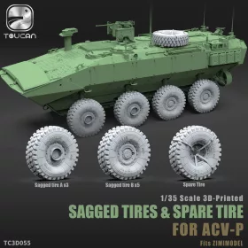 Toucan - SAGGED TIRES & SPARE TIRE FOR ACV-P