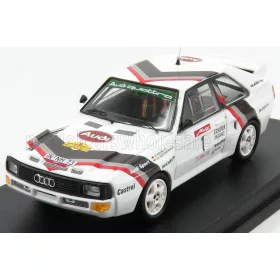   Trofeu - AUDI QUATTRO SPORT N 1 RALLY METZ 1984 W.ROHRL - C.GEISTDORFER WHITE