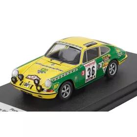   Trofeu - PORSCHE 911 S (night version) N 36 RALLY TOUR DE CORSE 1972 THIERRY SABINE - JEAN-PIERRE PEYROUXYELLOW GREEN