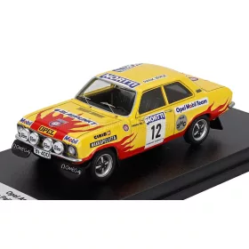   Trofeu - OPEL Ascona (night version) N 12 RALLY 1000 LAKES 1973 HANNU PALIN - JYRKI AHAVA YELLOW RED