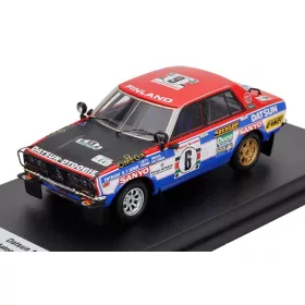   Trofeu - DATSUN 160J (night version) N 6 RALLY SAFARI 1978 RAUNO AATONEN - LOFTY DREWS BLUE WHITE RED