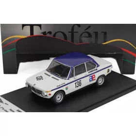   Trofeu - BMW 1602 N 136 300Km NURBURGRING 1971 HELMUT ELMAR CLEVER WHITE BLUE