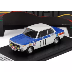   Trofeu - BMW 2002 Ti N 111 RALLY MONTECARLO 1970 NICOLAS KOOB - ALY KRIDEL WHITE BLUE