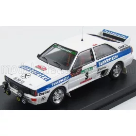   Trofeu - AUDI QUATTRO FUNKBERATER N 9 7th RALLY OF PORTUGAL 1983 F.WITTMANN - P.DIEKMANN WHITE BLUE