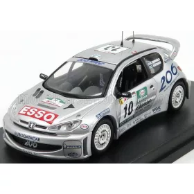   Trofeu - PEUGEOT 206 WRC N 10 2nd RALLY PORTUGAL 2000 M.GRONHOLM - T.RAUTIAINEN SILVER