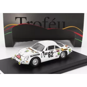   Trofeu - RENAULT A110 ALPINE N 62 RALLY MONTECARLO 1973 THIERRY SABINE - PIERRE TERRY WHITE
