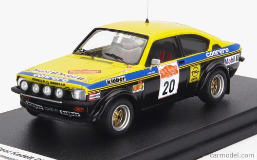 Trofeu - Opel Kadett Gt/E (Night Version) N 20 Rally Sanremo 1977 F.Ormezzano - R.Meiohas Yellow Black