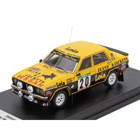   Trofeu - DATSUN 160J (night version) N 20 RALLY PORTUGAL 1983 SANTINHO MENDES - RUI CUNHA YELLOW