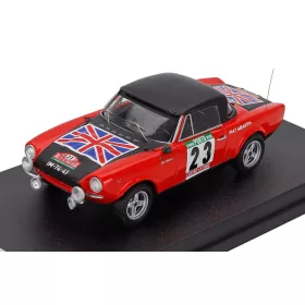   Trofeu - FIAT 124 SPORT SPIDER 1600 (night version) N 23 RALLY PORTUGAL 1977 SANTINHO MENDES - SANTOS FERREIRA RED BLACK