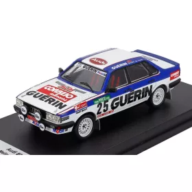  Trofeu - AUDI 80 QUATTRO (night version) N 25 RALLY PORTUGAL 1985 MANUEL MELLO BREYNER - JOSE LOPES WHITE BLUE