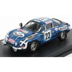   Trofeu - RENAULT A110 ALPINE N 23 RALLY SAFARI 1975 B.NEYRET - J.TERRAMORSI BLUE MET