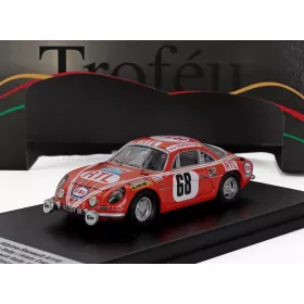   Trofeu - RENAULT ALPINE A110 (night version) N 68 WINNER RALLY HERAULT 1972 BRUNO SABY - ALAIN COPPIER RED