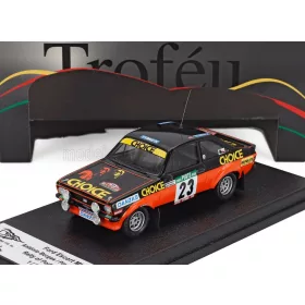   Trofeu - FORD ENGLAND ESCORT MKII N 23 RALLY OF PORTUGAL 1979 ANTONIO BORGES - PINA DE MARAIS BLACK ORANGE