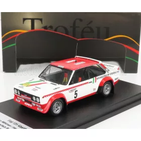   Trofeu - FIAT 131 ABARTH TEAM SVENSKA FIAT N 5 RALLY SWEDEN 1977 T.MAKINEN - H.LIDDON WHITE RED