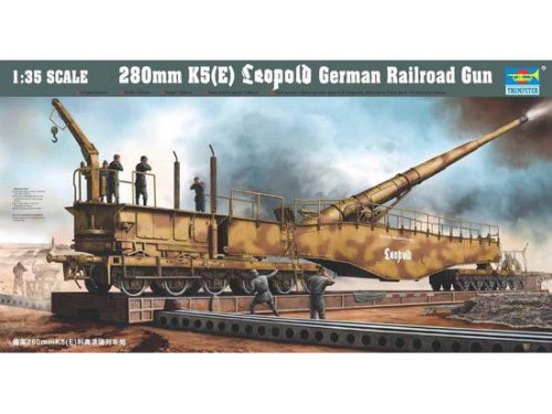 Trumpeter - Eisenbahngeschütz Leopold 280Mm K5 (E)