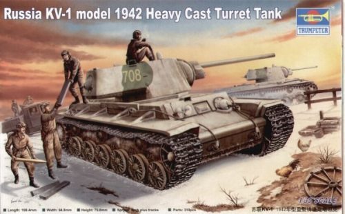 Trumpeter - Russland Kv-1 (1942) Heavy Gust Turret Tank