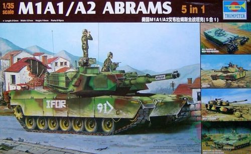 Trumpeter - M1A1/A2 Abrams 5 In 1