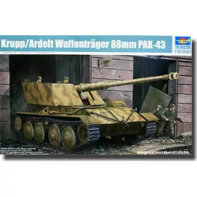 Trumpeter - Krupp Ardelt Waffentr ger 88mm PAK-43