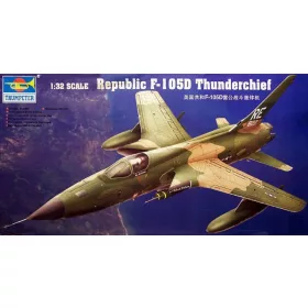 Trumpeter - Republic F-105 D Thunderchief repülő makett