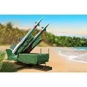   Trumpeter - Soviet 5P71 Launcher with 5V27 Missile Pechora (SA-3B Goa) Rounds Loaded