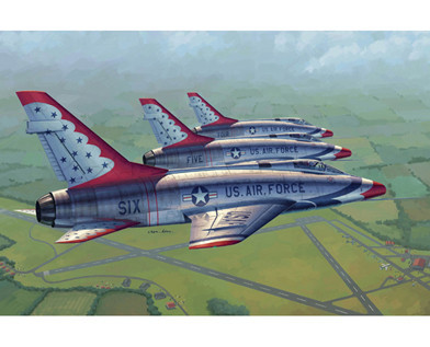 Trumpeter - F-100D In Thunderbirds Livery