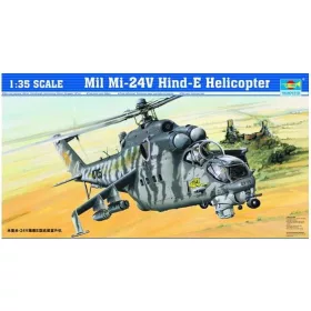 Trumpeter - Mil Mi-24 V Hind-E helikopter makett