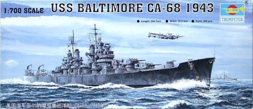 Trumpeter - Uss Baltimore Ca-68 1943