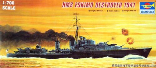 Trumpeter - Hms Eskimo (F75) 1941
