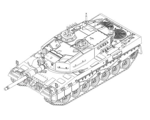 Trumpeter - German Leopard2A4 MBT
