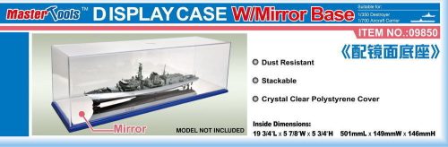 Master Tools - Display Case w/Mirror Base 501x149x146mm WxL