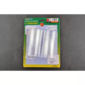 Trumpeter - Pp Paint Cup With Lid M-Size 42cc 10 pcs