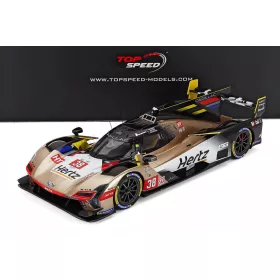   TrueScale - CADILLAC V-SERIES R 5.5L V8 TEAM HERTZ JOTA N 38 24h LE MANS 2025 EARL BAMBER - SEBASTIEN BOURDAIS - JENSON BUTTON GOLD WHITE BLACK