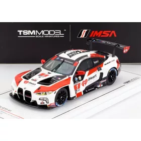   TrueScale - BMW 4-SERIES M4 GT3 3.0L TWIN TURBO TEAM PAUL MILLER RACING N 1 3rd GTD PRO CLASS IMSA 24h DAYTONA 2024 BRYAN SELLERS - MADISON SNOW - NEIL VERHAGEN - SHELDON VAN DER LINDE WHITE RED BLACK