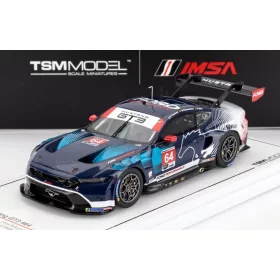   TrueScale - FORD USA MUSTANG GT3 5.4L V8 TEAM MULTIMAC MOTORSPORTS N 64 IMSA 24h DAYTONA 2024 CHRISTOPHER MIES - MIKE ROCKENFELLER - HARRY TINCKNELL BLUE