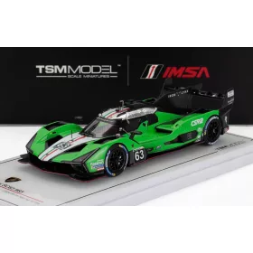   TrueScale - LAMBORGHINI SC63 3.8L V8 TURBO TEAM LAMBORGHINI IRON LYNX N 63 12h SEBRING 2024 MATTEO CAIROLI - ANDREA CALDARELLI - ROMAIN GROSJEAN GREEN WHITE BLACK