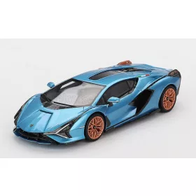   TrueScale - LAMBORGHINI SIAN FKP 37 HYBRID N 63 2020 BLUE AEGIR