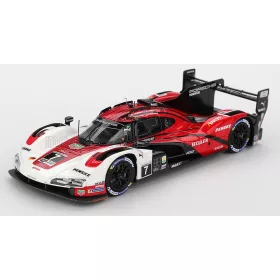   TrueScale - PORSCHE 963 9RD 4.6L TURBO V8 TEAM PORSCHE PENSKE MOTORSPORT N 7 WINNER IMSA 24h DAYTONA 2024 MATT CAMPBELL - DANE CAMERON - FELIPE NASR - JOSEF NEWGARDEN RED WHITE BLACK