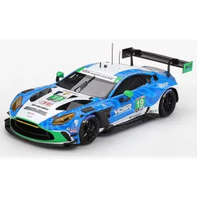   TrueScale - ASTON MARTIN VANTAGE AMR GT3 4.0L TURBO TEAM VAN DER STEUR RACING N 19 IMSA 24h DAYTONA 2025 RORY VAN DER STEUR - VALENTIN HASSE-CLOT - ANTHONY McINTOSH - MAXIME ROBIN LIGHT BLUE WHITE