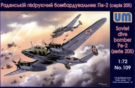 Unimodels - Dive Bomber Pe-2 (205 series)