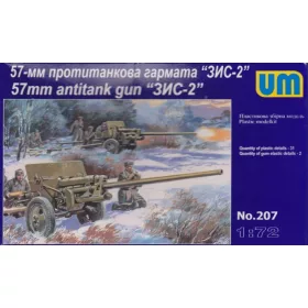 Unimodels - Gun ZIS-2 57mm Antitank gun harcjármű makett