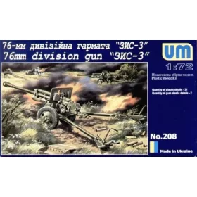 Unimodels - Zis 3  76 mm Soviet Gun