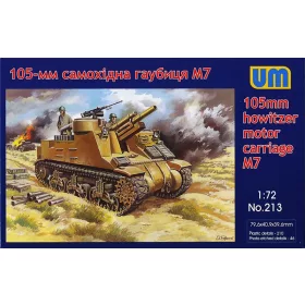   Unimodels - M7 105mm howizter motor carriage harcjármű makett