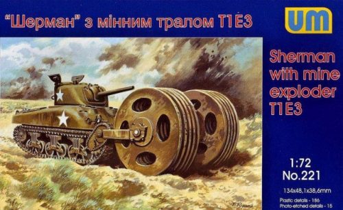 Unimodels - Sherman with mine exploder T1E3