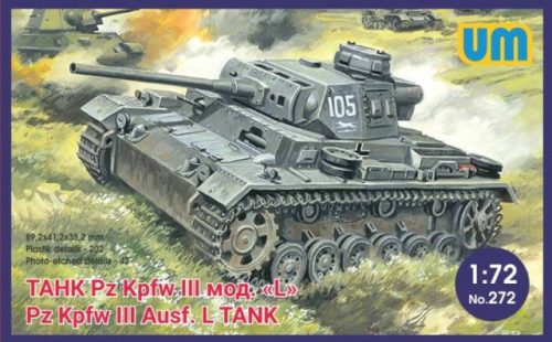 Unimodels - Pz.Kpfw III Ausf.L German tank with protective screen