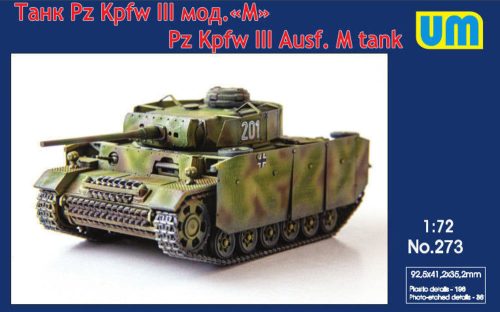 Unimodell - Pz.Kpfw III Ausf.M tank