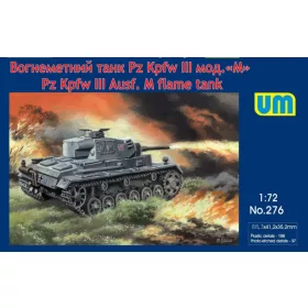 Unimodell - Pz.Kpfw III Ausf. M flame tank tank makett