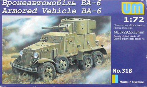 Unimodels - Armored Vehicle BA-6 Soviet