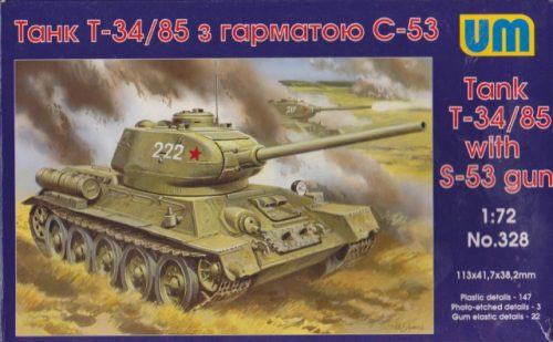 Unimodels - T-34/85 with S-53 gun